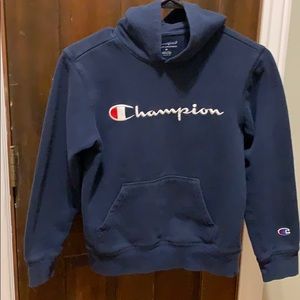 Blue Champion hoodie
